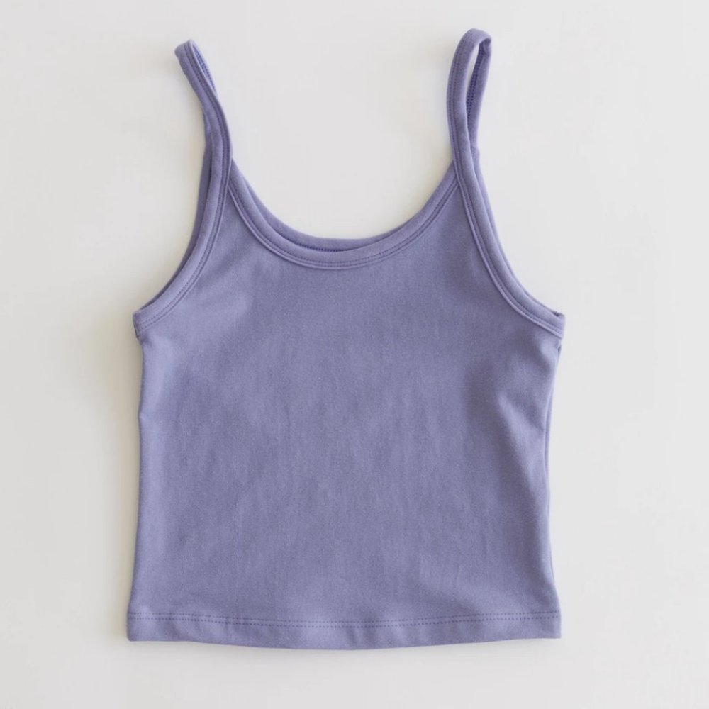 ARQ CROP TANK in PERIWINKLE - SIZE M - EUC